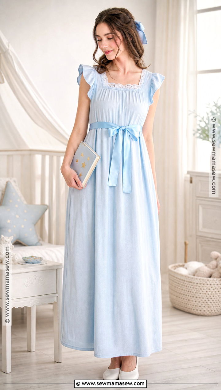 Wendy Darling Costume With Blue Nightgown - 30 Simple Disney Costumes