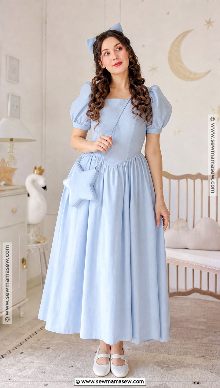 Wendy Darling Halloween Outfit With Blue Nightdress - 30 disney halloween outfits for women