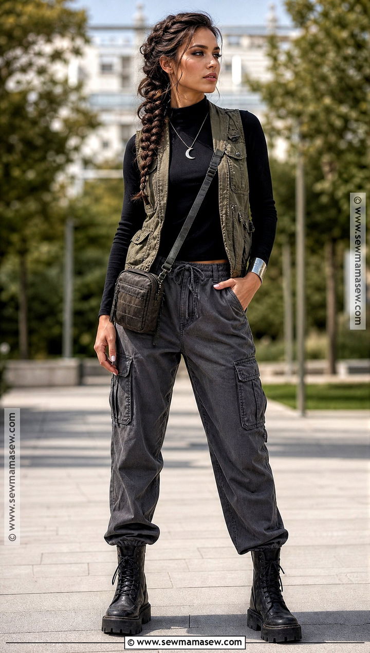 Werewolf Aesthetic Outfit With Cargo Pants - 30 Werewolf Aesthetic Outfit Ideas