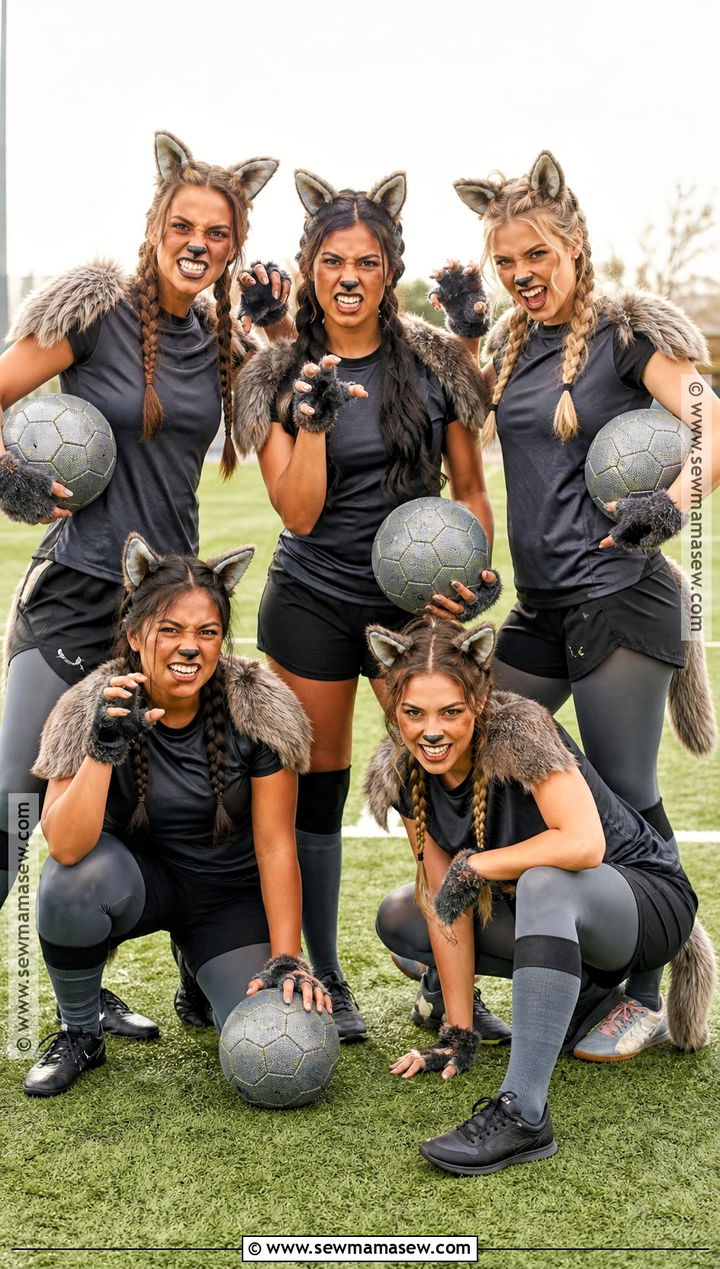 Werewolf Soccer Team Costume - 30 Soccer Team Halloween Costumes
