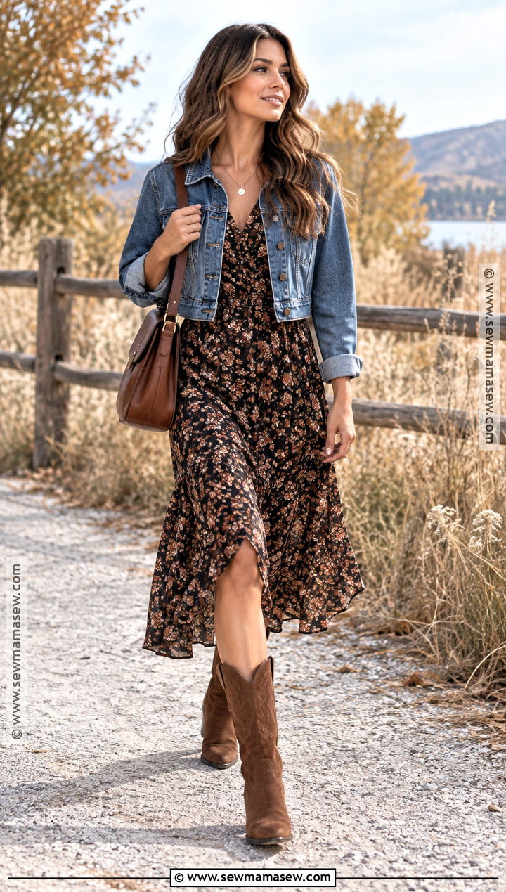 Western Boot Fall Outfit - 20 womens fall shoes