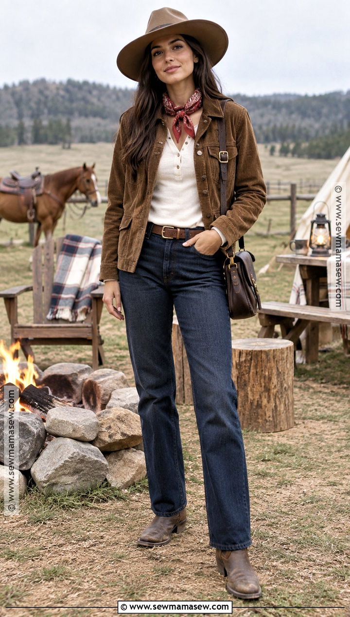 Western Campfire Outfit - 20 Campfire Outfit Fall Ideas