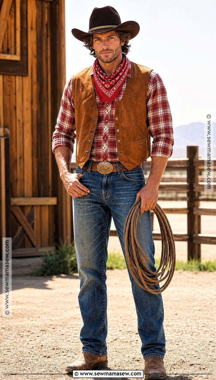 Western Cowboy Costume - 40 men costume ideas