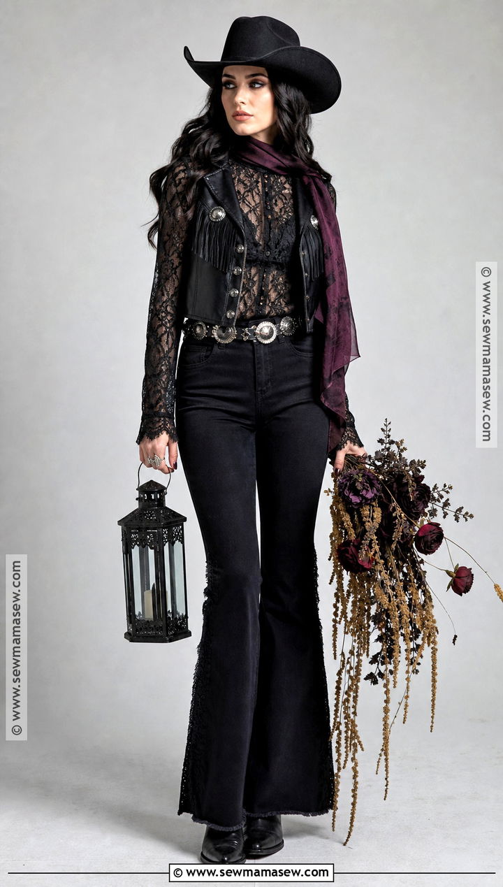 Western Gothic Cowgirl Outfit - 30 Cow Girl Outfits Ideas Halloween