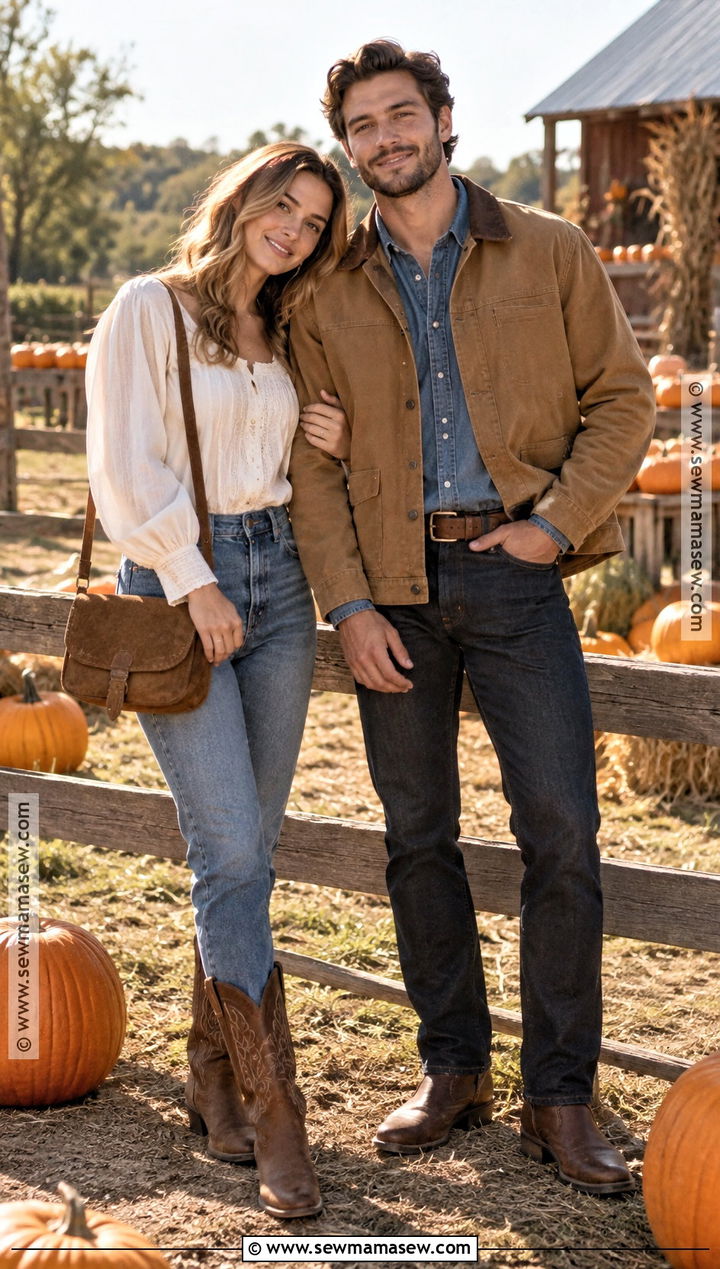 Western Pumpkin Patch Couple Outfit - 25 Pumpkin Patch Couple Outfit Ideas