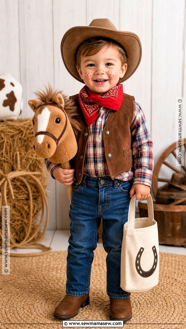 Western Rancher Toddler Costume - 45 toddler halloween costumes