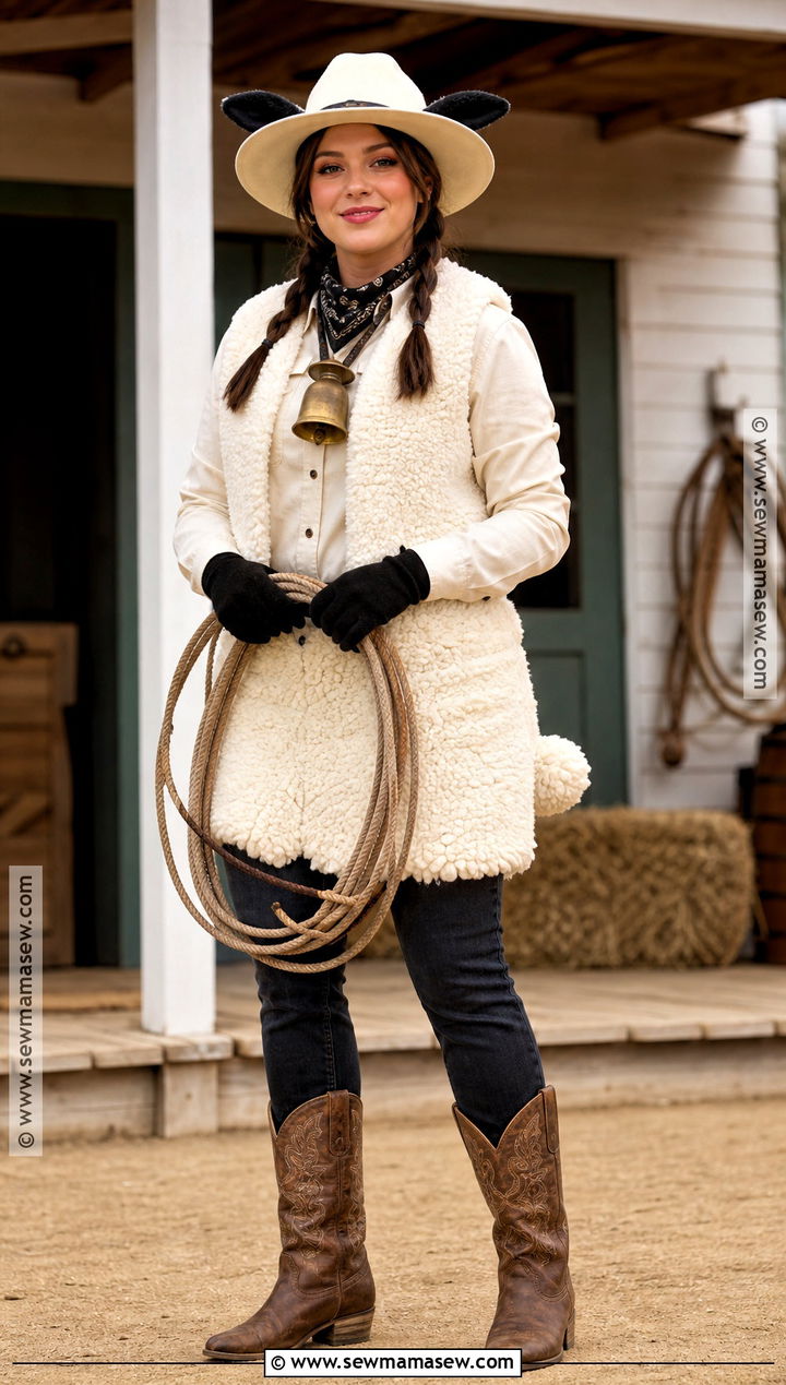 Western Sheep Costume - 30 Sheep Costume Ideas for Women