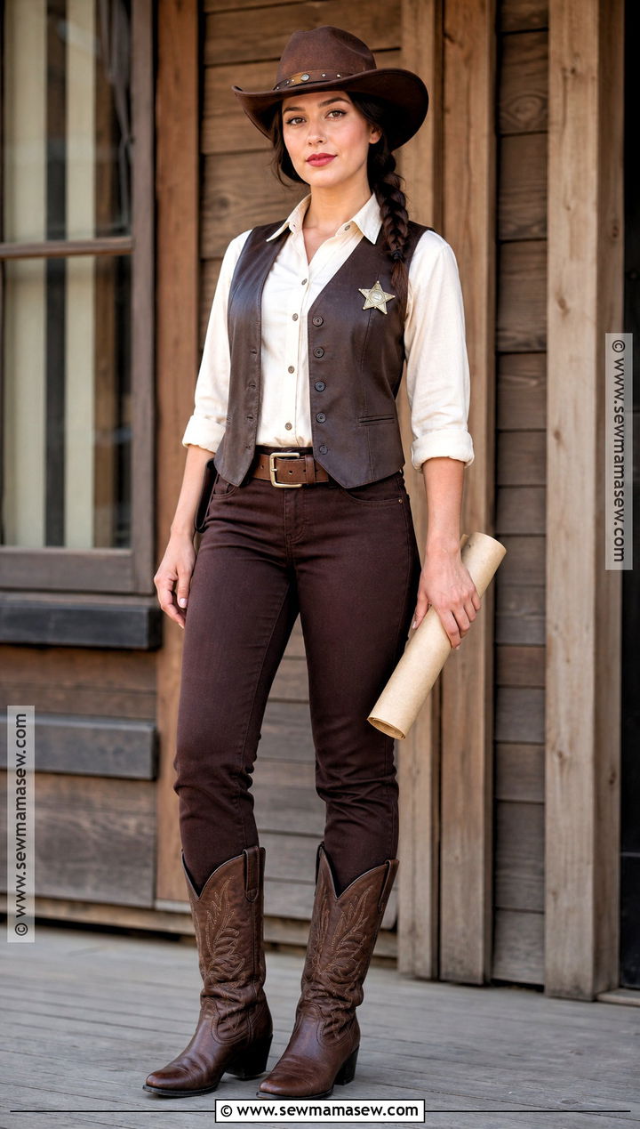 Western Sheriff Cowgirl Outfit - 30 Cow Girl Outfits Ideas Halloween