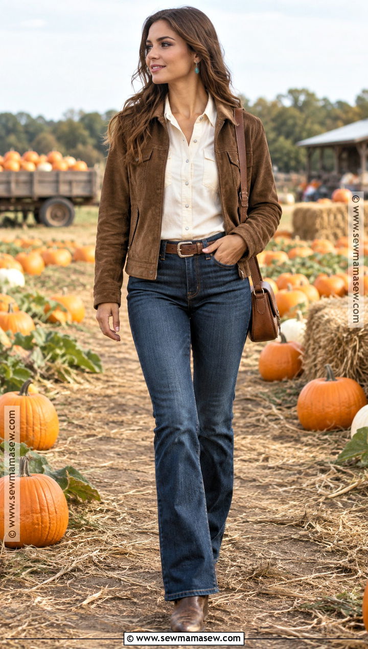 Western Shirt and Bootcut Jeans Pumpkin Patch Fit - 25 pumpkin patch fits