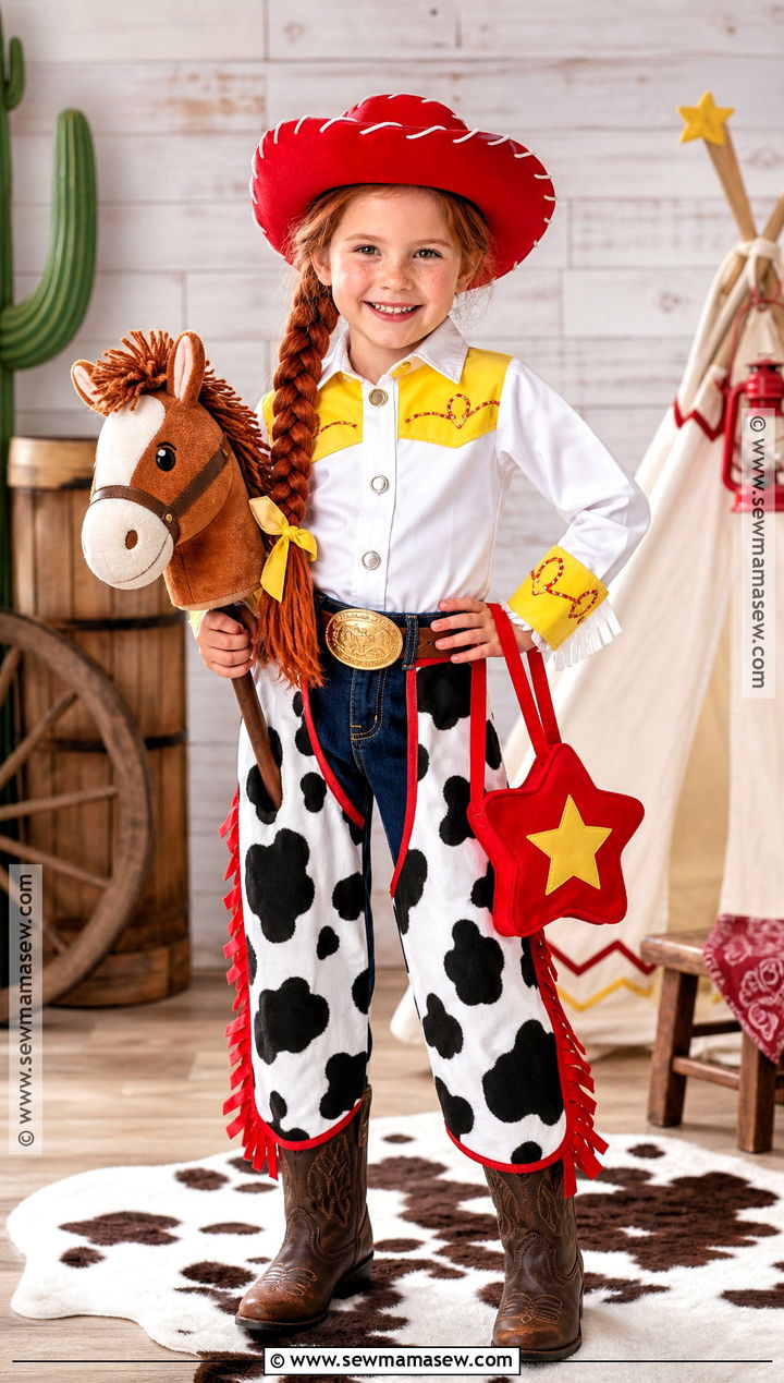 Western Toy Cowgirl Costume - 40 kids costumes