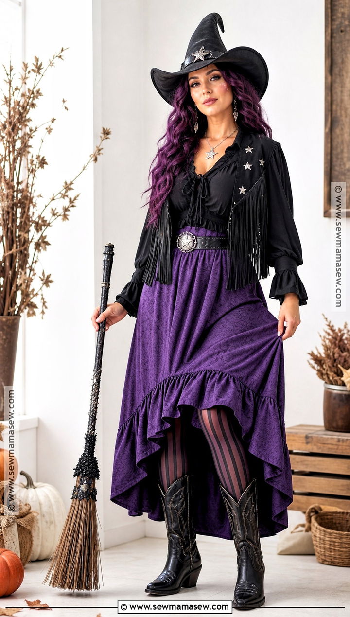 Western Witch Cowgirl Costume - 50 cowgirl costume ideas