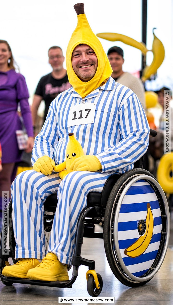 Wheelchair Adaptive Bananas In Pajamas Costume - 30 bananas in pajamas costume