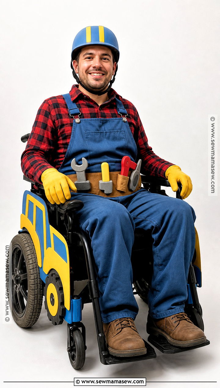 Wheelchair Adaptive Bob the Builder Costume - 35 bob the builder costume ideas