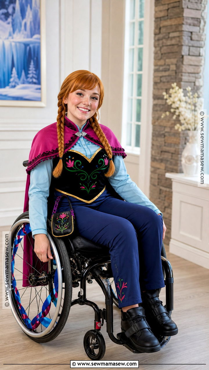 Wheelchair Friendly Anna Costume - 40 anna frozen costume ideas