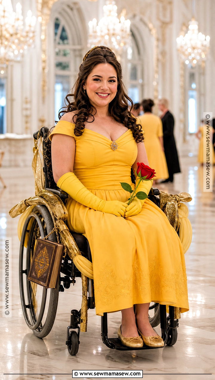 Wheelchair Friendly Belle Costume - 45 belle halloween costume ideas