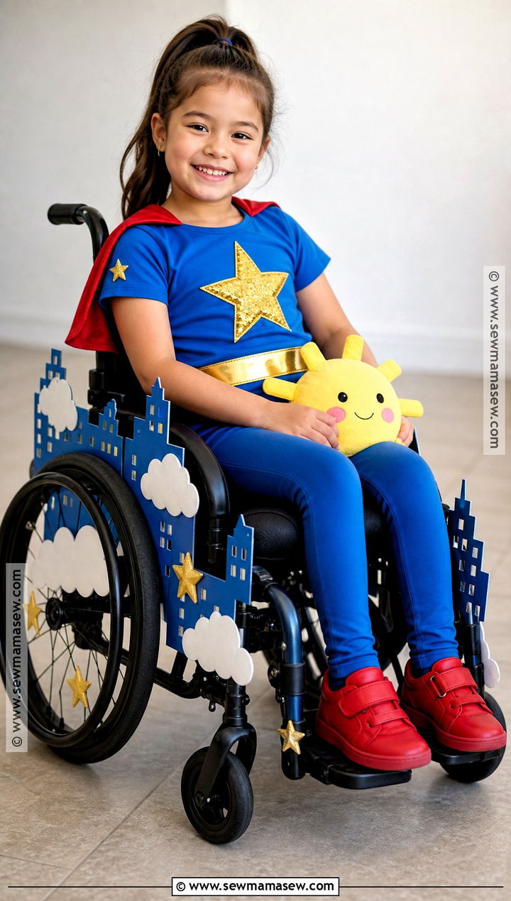 Wheelchair Friendly Flying Superman Costume - 30 Superman Costume Ideas for Girls