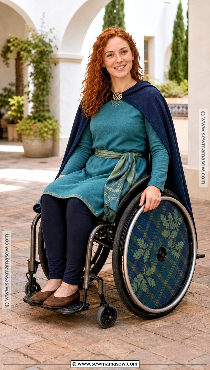 Wheelchair Friendly Merida Costume With Short Cape - 30 Merida Halloween Costume Ideas