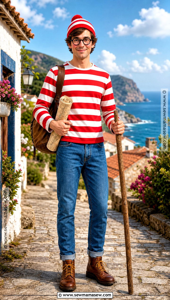 Wheres Waldo Costume - 40 low effort halloween costume ideas