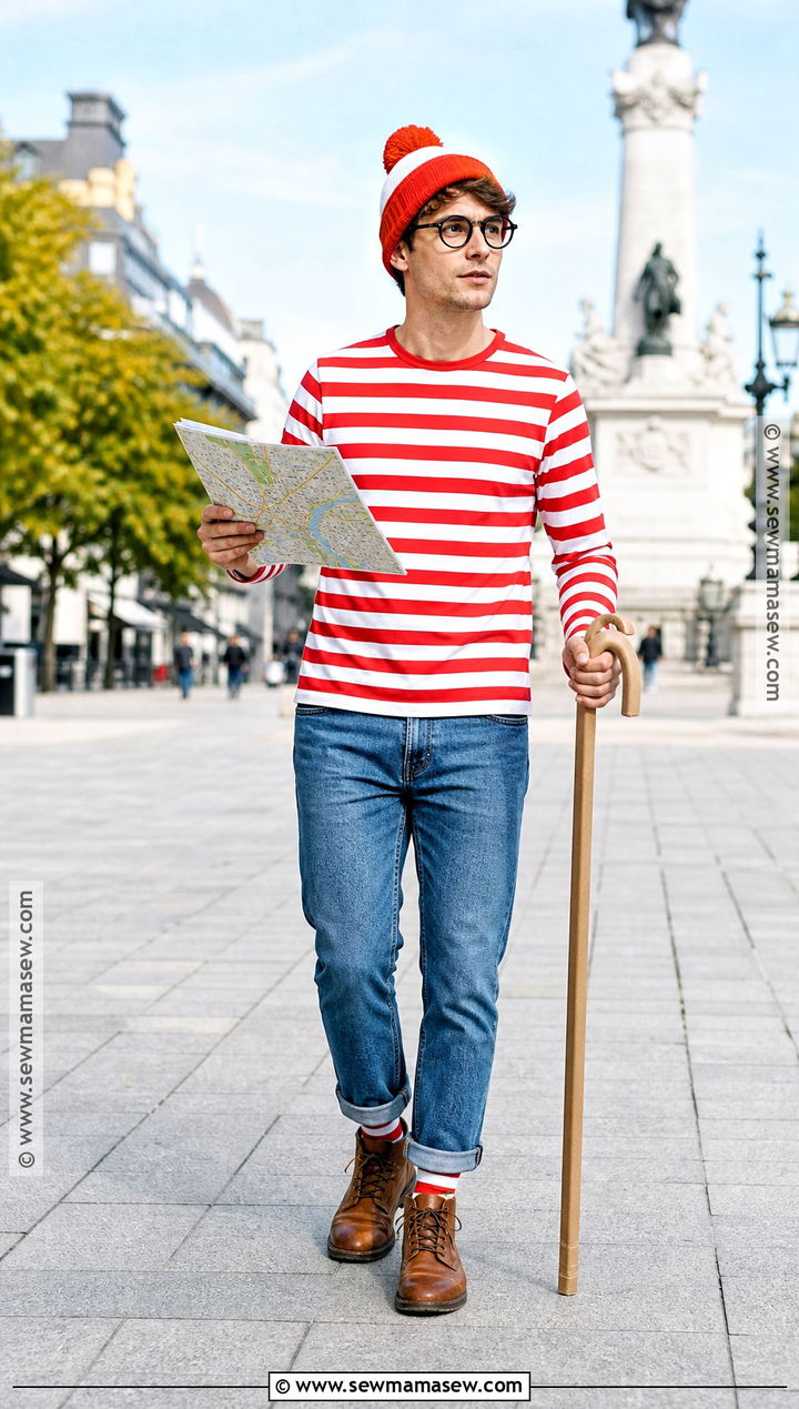 Wheres Waldo Costume - 35 book characters costumes