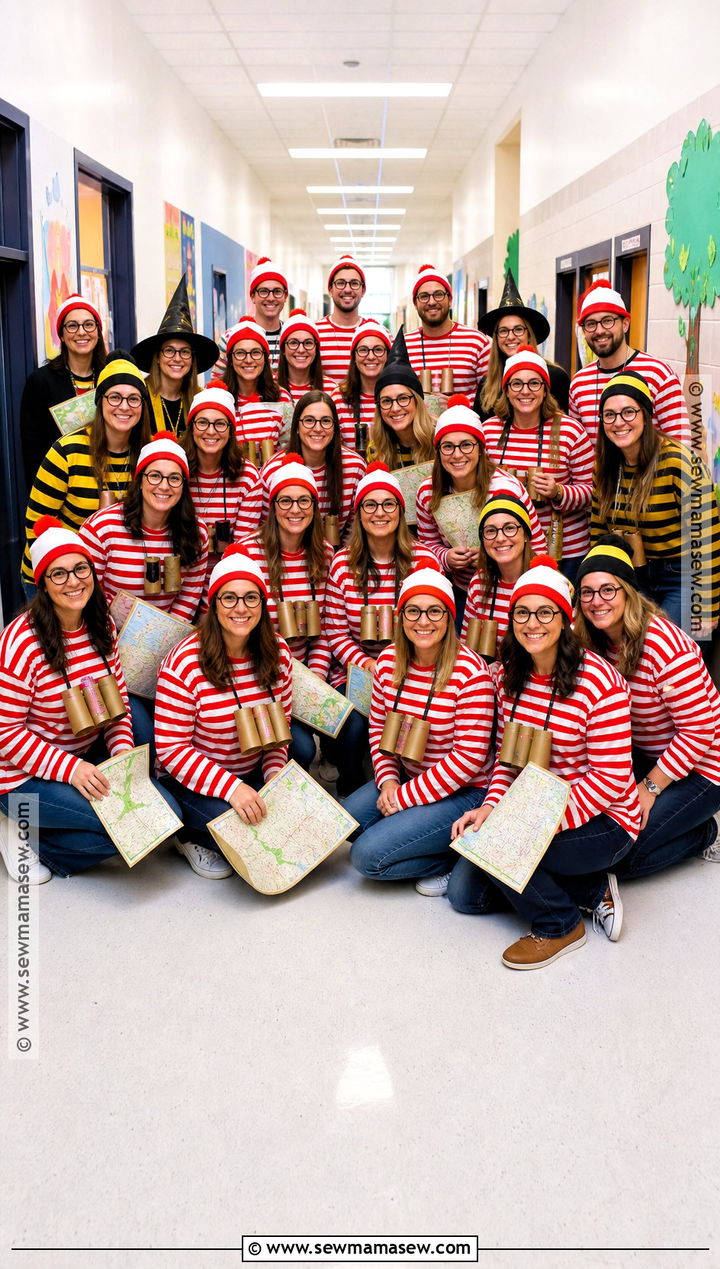 Wheres Waldo Teacher Group Costume - 35 teacher halloween costumes group