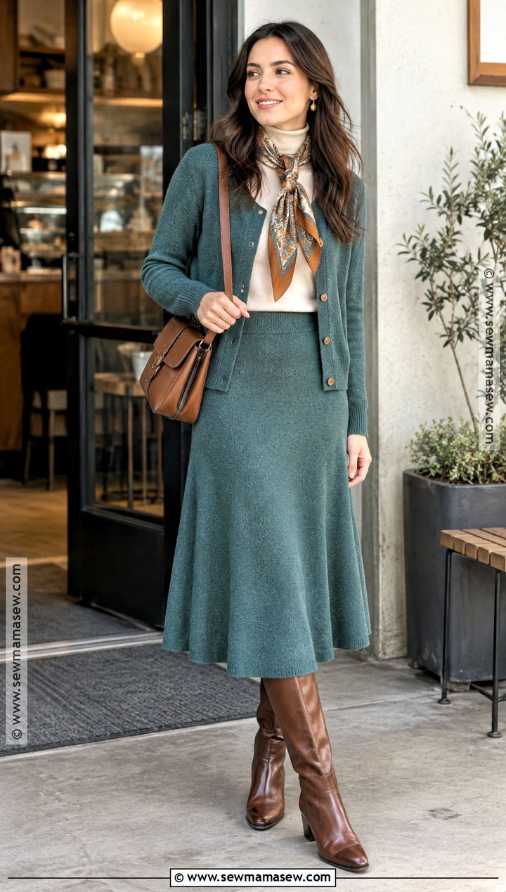 Whimsical Fall Knit Set Outfit - 20 Fall Outfits Whimsical
