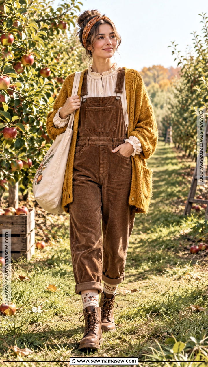 Whimsical Fall Overalls Outfit - 20 Fall Outfits Whimsical