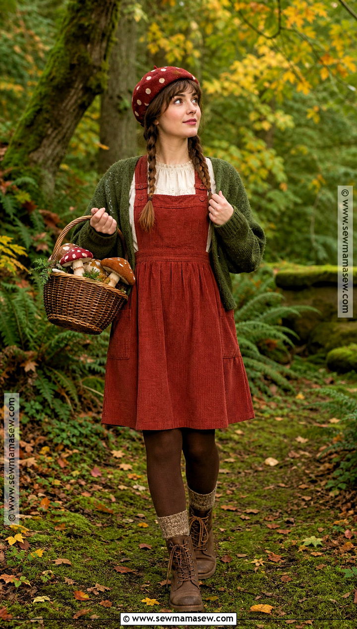 Whimsical Mushroom Halloween Outfit - 30 Halloween Aesthetic Outfits