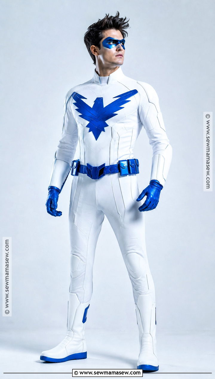 White And Blue Nightwing Cosplay - 45 nightwing cosplay ideas