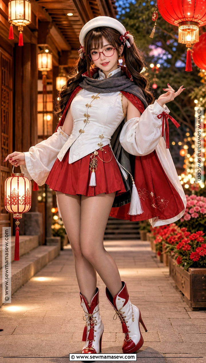 White And Red Hu Tao Cosplay - 40 hu tao cosplay ideas