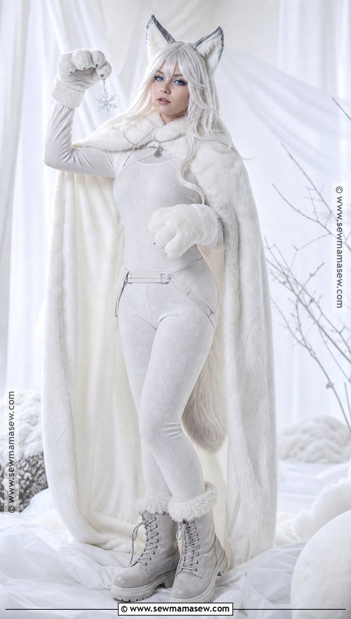 White Arctic Wolf Cosplay - 30 wolf cosplay ideas