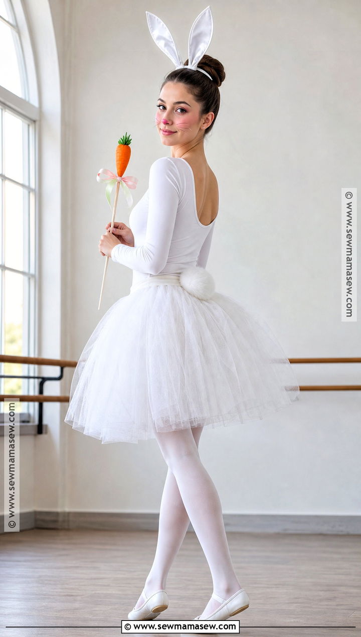 White Bunny Tutu Costume - 30 white bunny halloween costumes