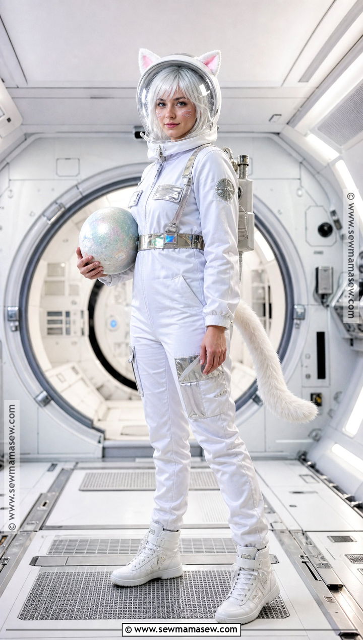 White Cat Astronaut Costume - 30 White Cat Costume Ideas