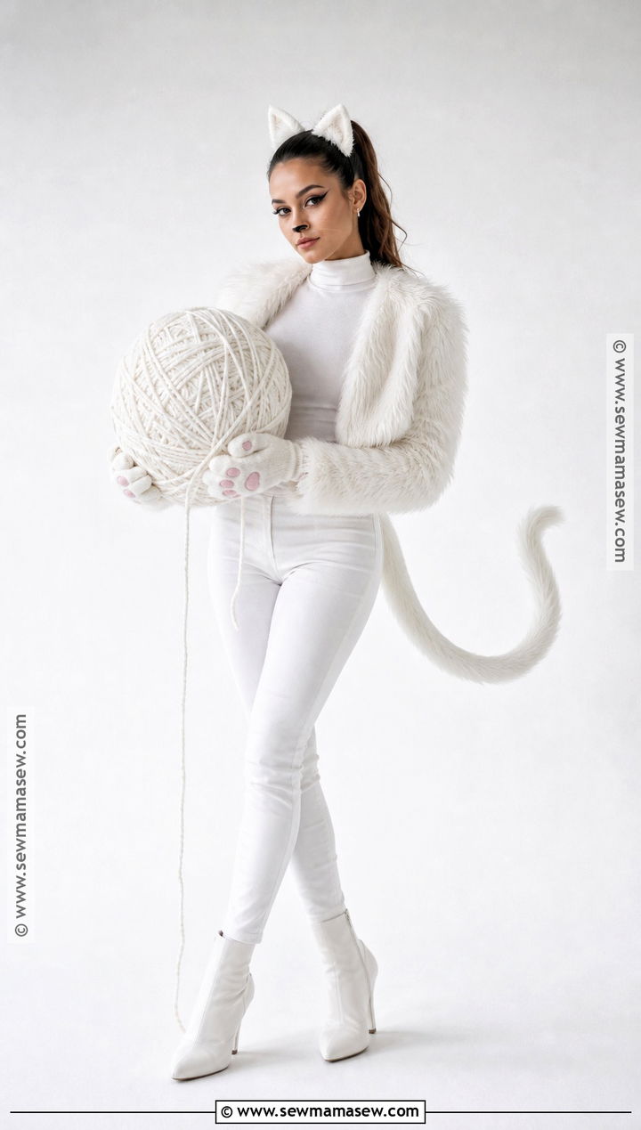 White Cat Halloween Costume - 35 white halloween costume ideas