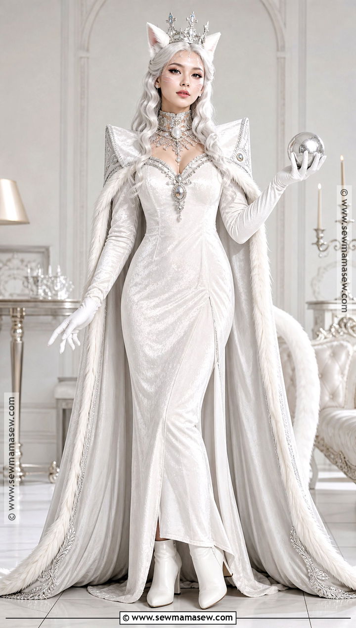 White Cat Queen Costume - 30 White Cat Costume Ideas