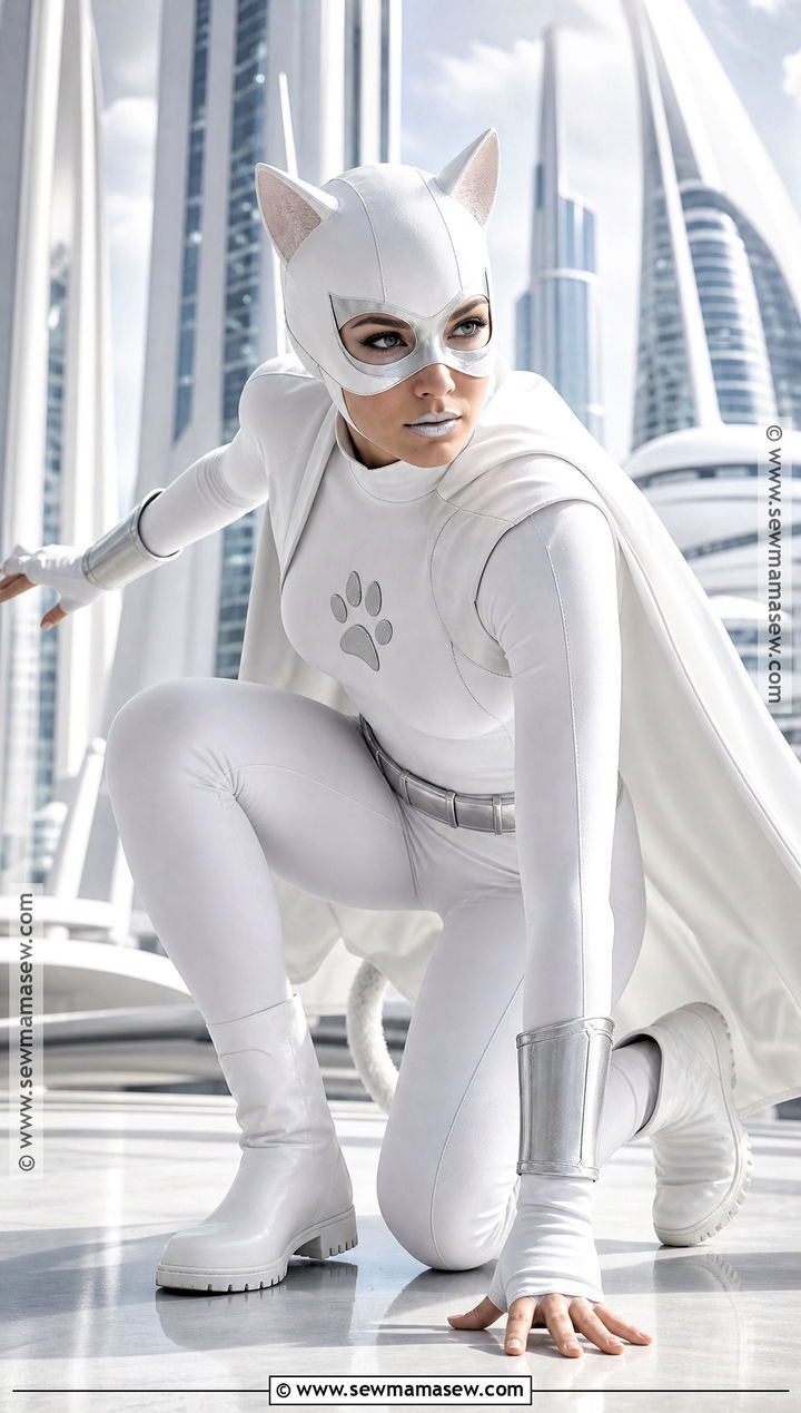 White Cat Superhero Costume - 30 White Cat Costume Ideas
