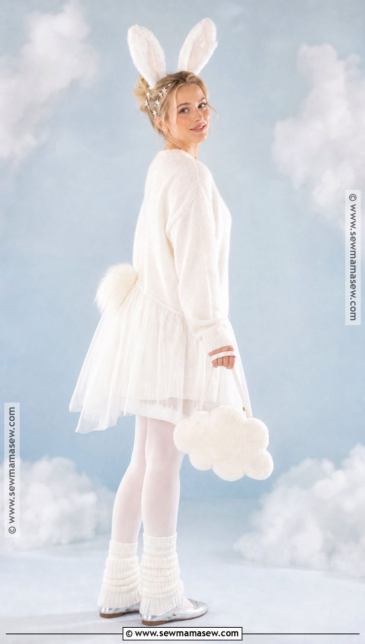 White Cloud Bunny Costume - 30 bunny costume aesthetic ideas