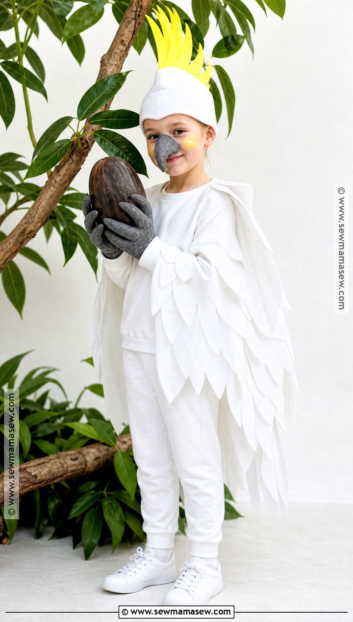 White Cockatoo Costume For Kids - 30 bird costume ideas for kids