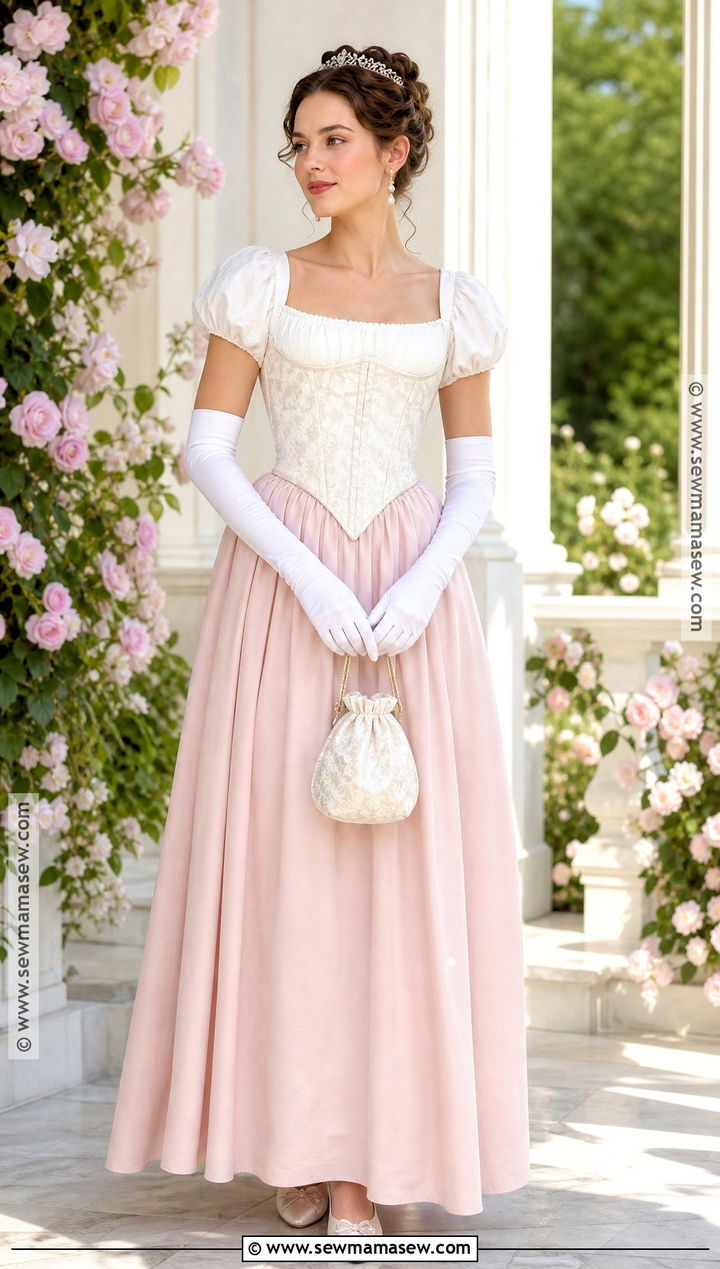 White Corset Regency Princess Costume - 35 White Corset Halloween Costume Ideas