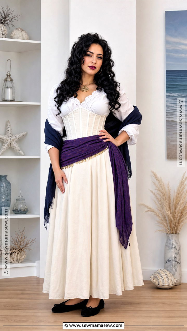 White Corset Vanessa Costume - 30 Vanessa Little Mermaid Costume Ideas