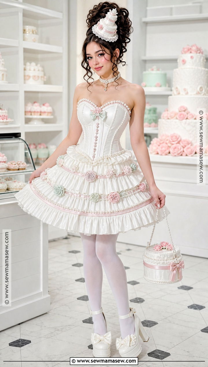 White Corset Wedding Cake Costume - 35 White Corset Halloween Costume Ideas