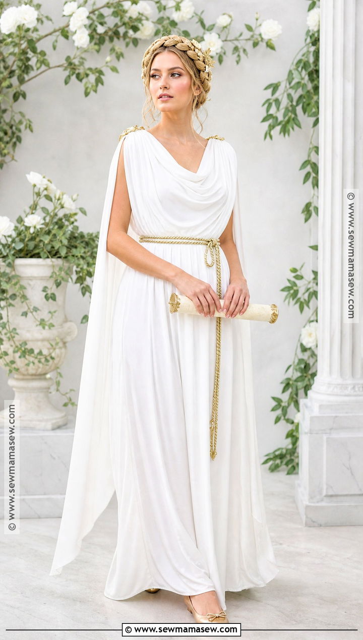 White Greek Goddess Halloween Costume - 35 white halloween costume ideas