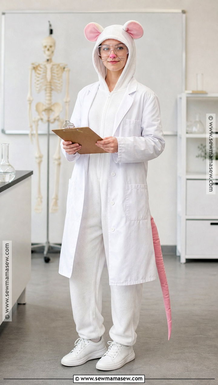 White Lab Rat Costume - 35 rat costume ideas