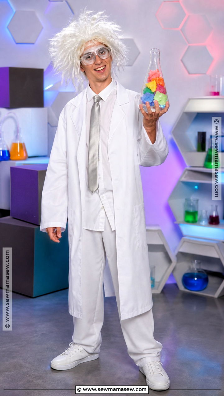 White Mad Scientist Halloween Costume - 35 white halloween costume ideas