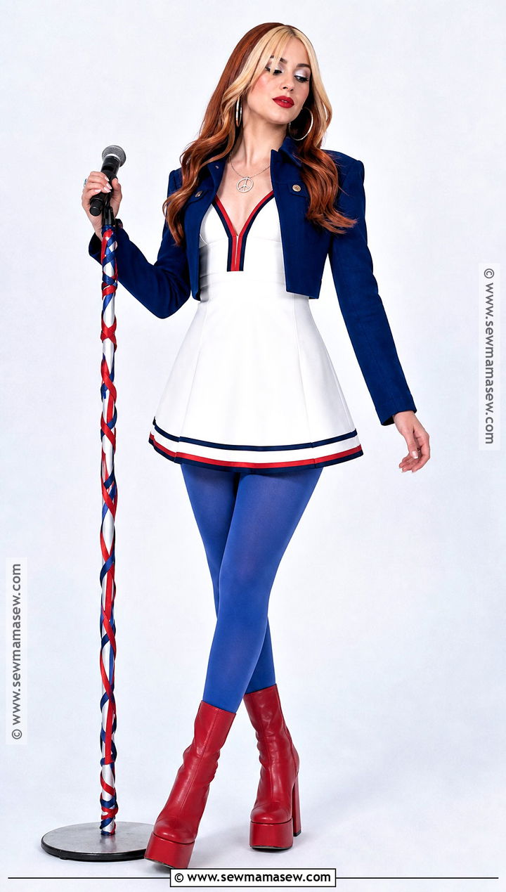 White Mini Dress Ginger Spice Costume - 35 ginger spice costume ideas