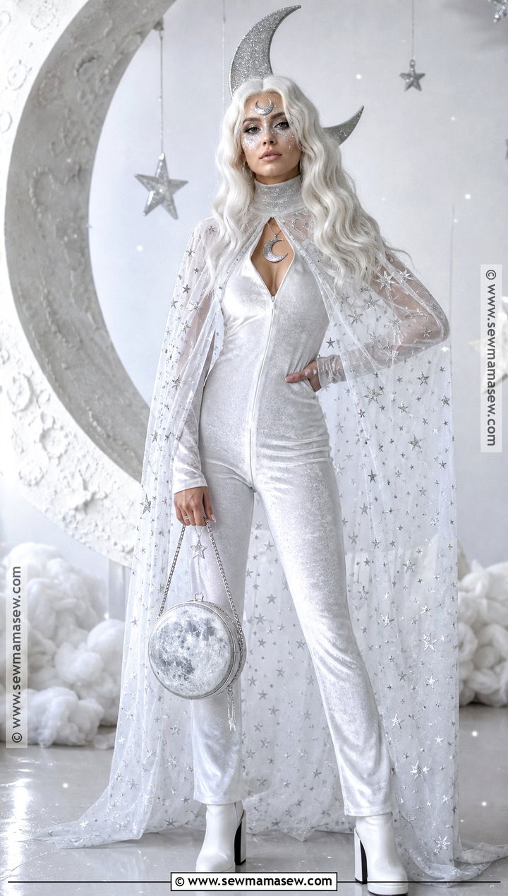 White Moon Halloween Costume - 35 white halloween costume ideas