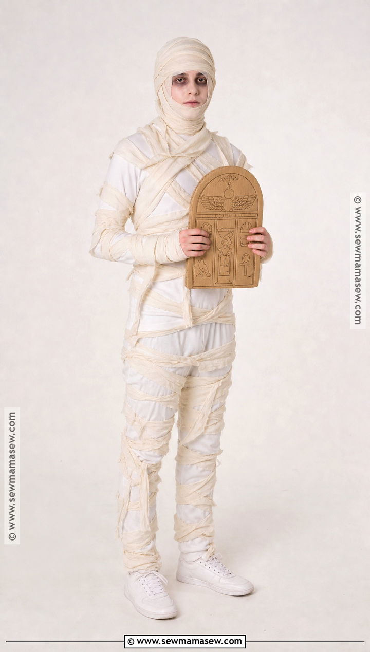 White Mummy Halloween Costume - 35 white halloween costume ideas