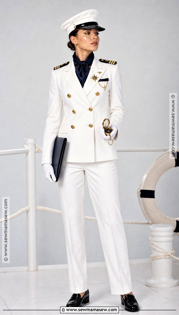 White Naval Officer Military Costume - 35 military costume ideas