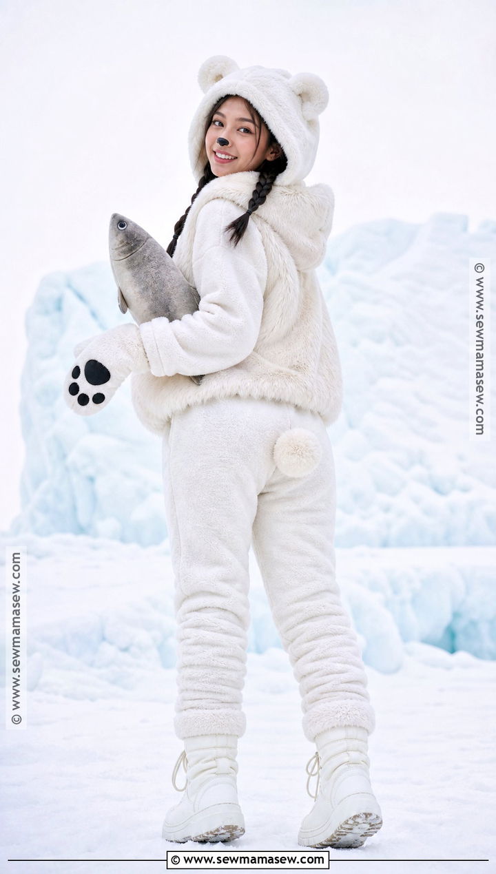 White Polar Bear Halloween Costume - 35 white halloween costume ideas