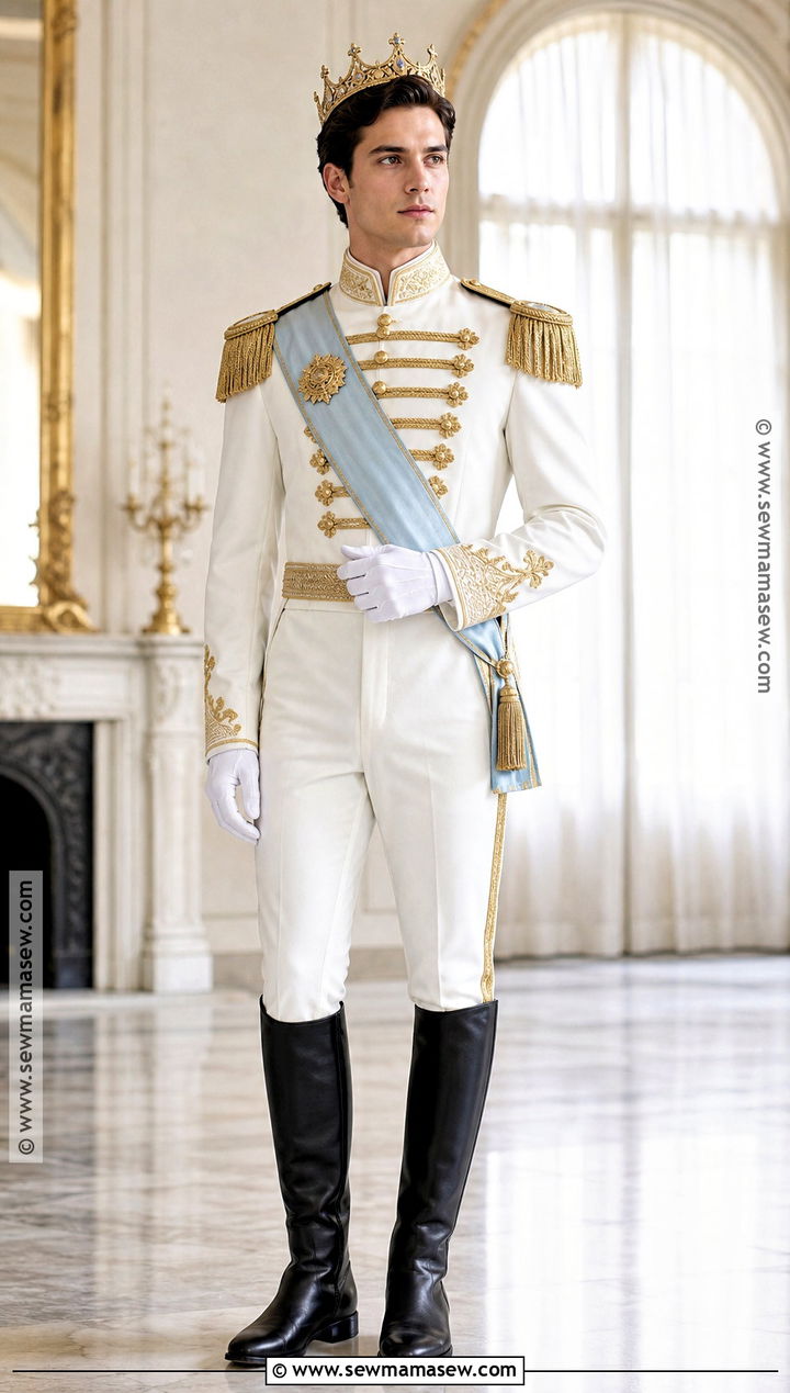 White Prince Charming Costume - 35 prince costume ideas