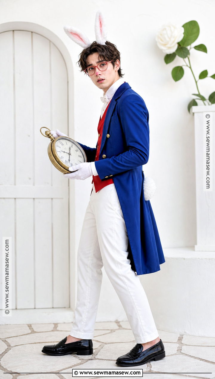 White Rabbit Costume - 30 Fairytale Characters Costumes